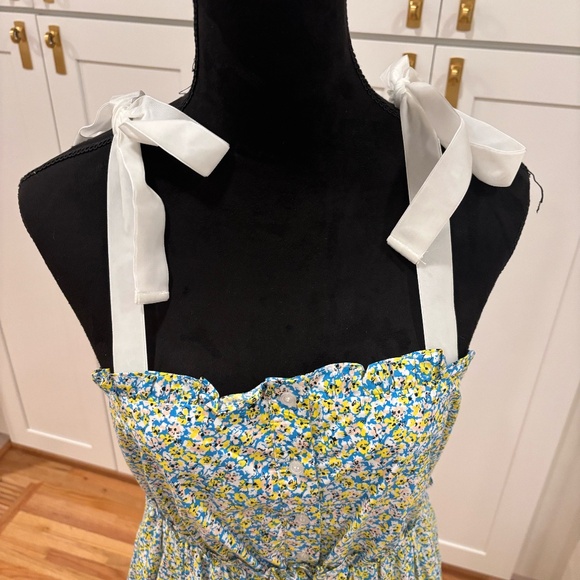 NWT Rochelle Behrens Floral Sundress – Size M - Picture 3 of 9